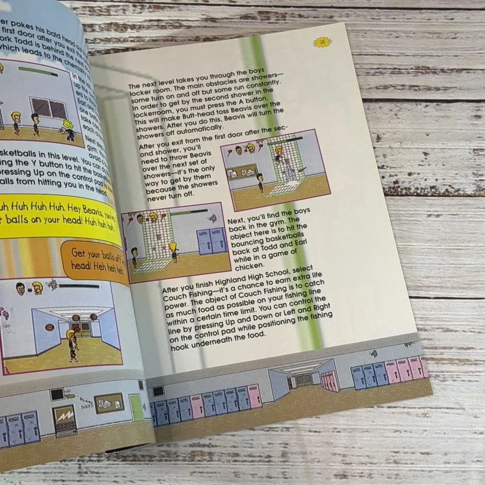 BradyGames MTV Beavis and Butt-Head Cheater's Guide 1994 Genesis SNES Game Gear